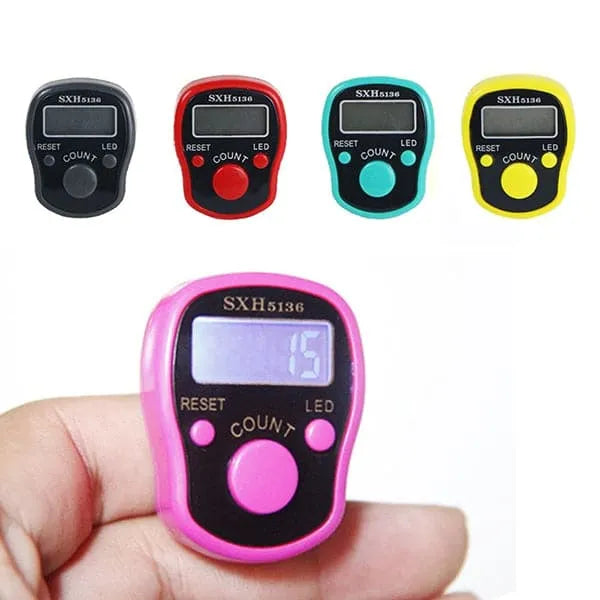 Digital Tasbeeh Light Counter With Hand Ring Finger