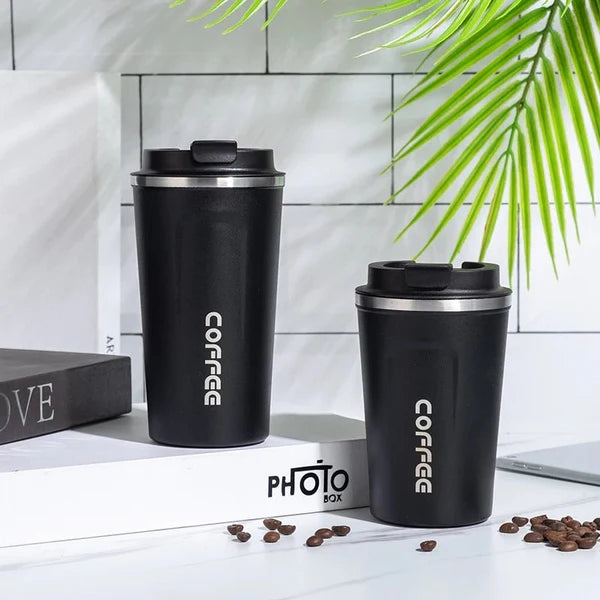 Vacuum Insulated Coffee Mug Stainless Steel Smart Coffee Tumbler Thermos Travel Cup