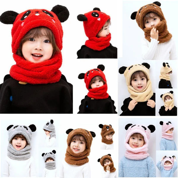 Kids Panda Wool Cap