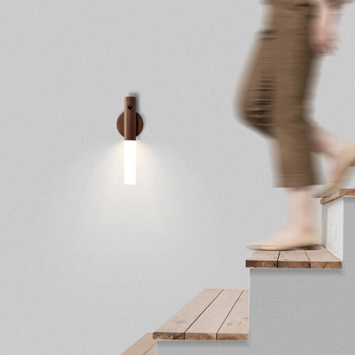 Wood Rechargeable Sensor Night Lamp