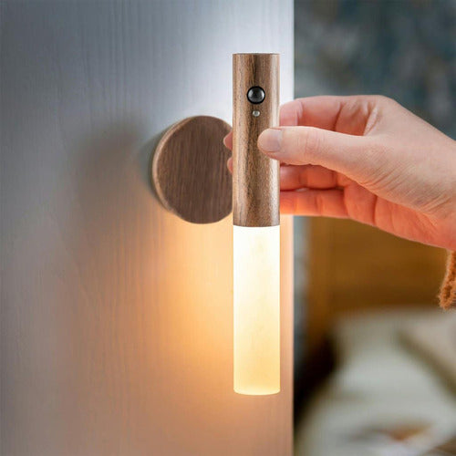 Wood Rechargeable Sensor Night Lamp