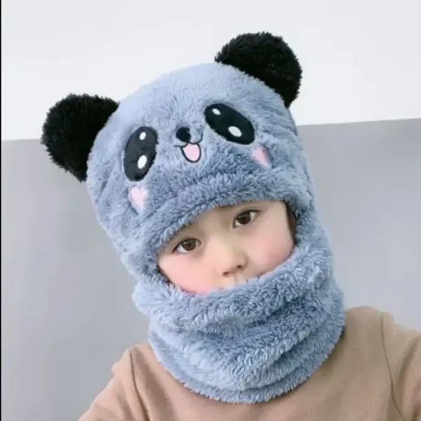 Kids Panda Wool Cap